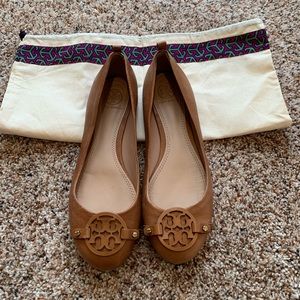 Tory Burch Camel Flat